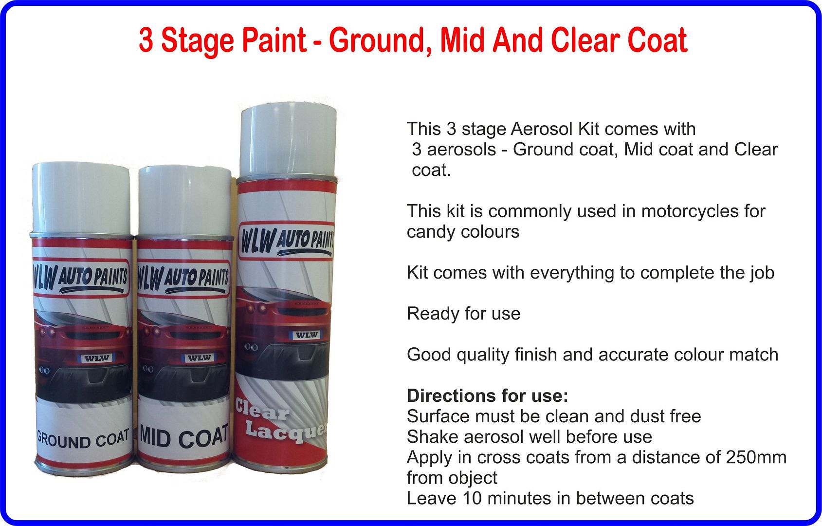 2 PACK 2K Car Body Paint BASECOAT AEROSOL TOUCH UP MIXED TO CODE READY